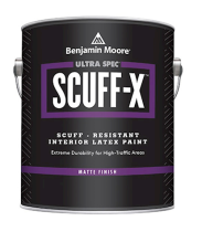 Краска Benjamin Moore "Скаф икс 484 мат финиш" (SCUFF-X 484 Mate Finish) база 4 галон мат для внутренних работ