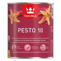 Эмаль PESTO 10 база С 0,9л матовая алкидная для внутренних и наружных работ