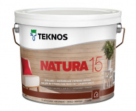 Лак Teknos "Натура 15" (NATURA 15) 2,7л полуматовый акриловый для внутренних работ 