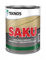 Краска Teknos "Саку" (SAKU) база РМ3 0,9л матовая для цоколя