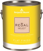 Краска Benjamin Moore "Регал селект 547 флэт финиш" (Regal Select 547 Flat Finish) база 4 галон мат для внутренних работ