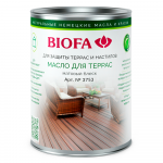 Масло для террас BIOFA (3753) 3705 Серый 0,125л 