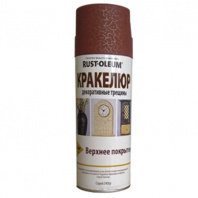 258136 Краска с эффектом трещин - финишное покрытие (красный), спрей 0,34кг 258136 Краска с эффектом трещин - финишное покрытие (красный), спрей 0,34кг
