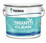 Краска антимикробная Teknos "Тимантти Клин" (TIMANTTI Clean) база РМ1 9л полуматовая для внутренних работ