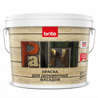 Краска Brite Flexx для деревянных фасадов база С, 2,7л 