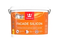 Краска Tikkurila "Фасад Силикон" (Facade Silicon) база С 9л гл/мат силикон-модифицированная для наруж работ