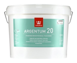 Краска Tikkurila "Аргентум 20" (ARGENTUM 20) 0,9л база А п/мат антимикробная для внут работ