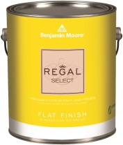 Краска Benjamin Moore "Регал селект 547 флэт финиш" (Regal Select 547 Flat Finish) база 4 кварта мат для внутренних работ