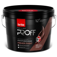 Краска Brite Professional грунтовочная белая, ведро 9 л Краска Brite Professional грунтовочная белая, ведро 9 л