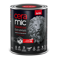 Краска Brite Ceramic "EXTRA MATT" для интенсивно используемых помещений база А 0,9л, гл/мат Краска Brite Ceramic "EXTRA MATT" для интенсивно используемых помещений база А 0,9л, гл/мат