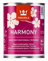 Краска Tikkurila "Гармония" (HARMONY) 0,9л база С матовая акриловая для стен и потолков в помещениях, не требующих частого мытья