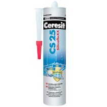 Силиконовая затирка CS25 прозрачный 0,280 л CERESIT