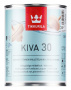 Лак Tikkurila "Кива 30" (KIVA 30) 0,9л водорастворимый акрилатный п/м нежелтеющий для внутренних работ для деревянных поверхностей