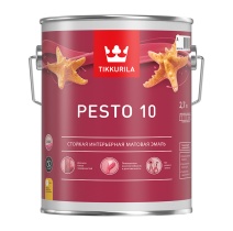 Эмаль PESTO 10 база С 2,7л матовая алкидная для внутренних и наружных работ