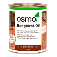 Масло террасное для БАНГКИРАЙ OSMO (TERRASSEN-OL) 016 темное, д/наруж. работ 0,125л 