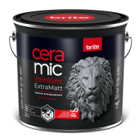 Краска Brite Ceramic "EXTRA MATT" для интенсивно используемых помещений база А 2,7л, гл/мат Краска Brite Ceramic "EXTRA MATT" для интенсивно используемых помещений база А 2,7л, гл/мат