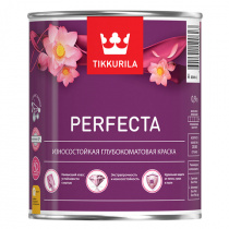 Краска PERFECTA база С 0,9л глубокоматовая для стен и потолков 