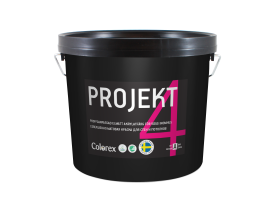Краска Colorex "Проджект 04" (Projekt 04) база С 2,7л совершенно матовая для внутренних работ